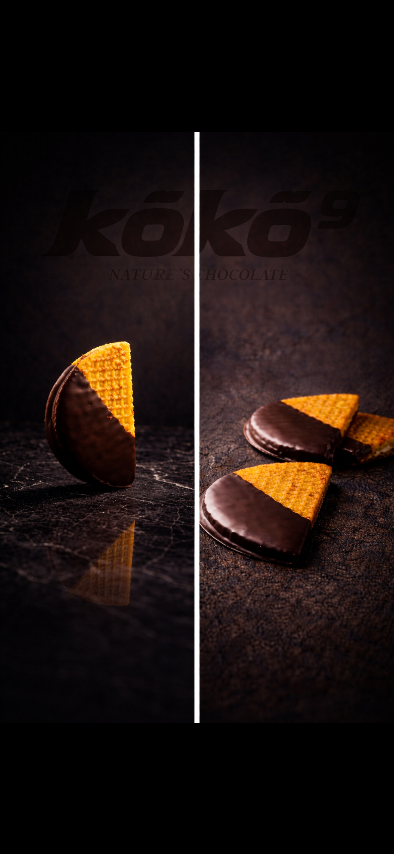 Half-Moon Caramel Wafer