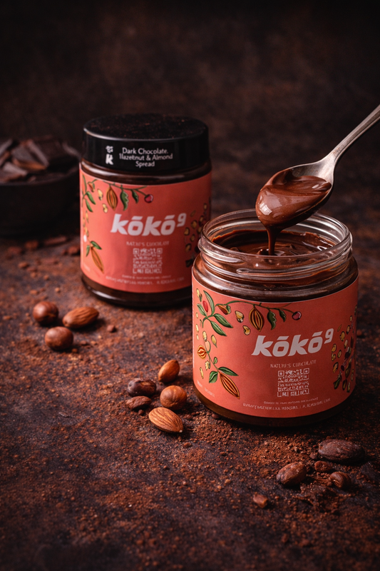 Dark Chocolate with Hazelnut & Almond Butter Spread