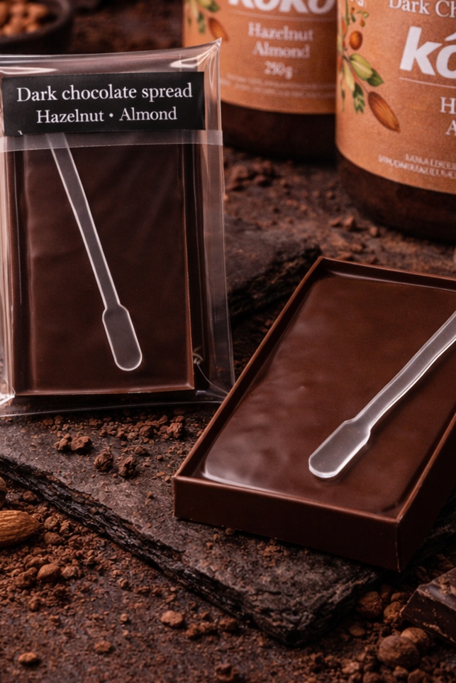Hazelnut . Almond Dark Chocolate Spread